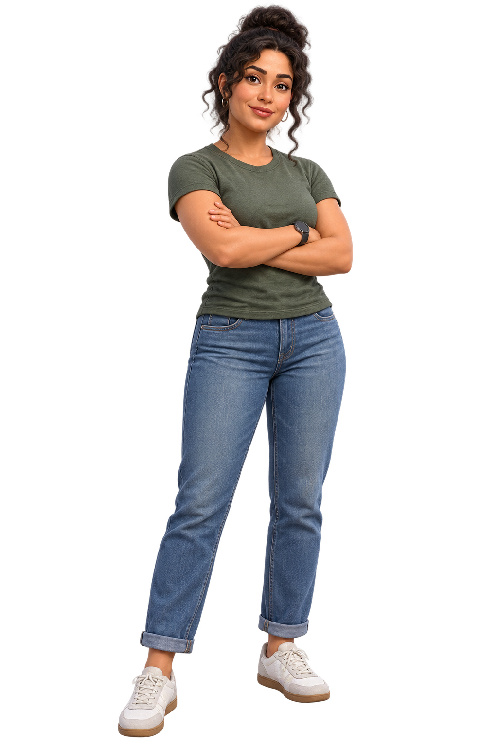 Mara Velasquez, fictional synthetic character from the app library